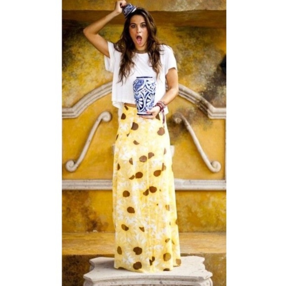 Show me your Mumu🌻 sunflower maxi skirt 🌻